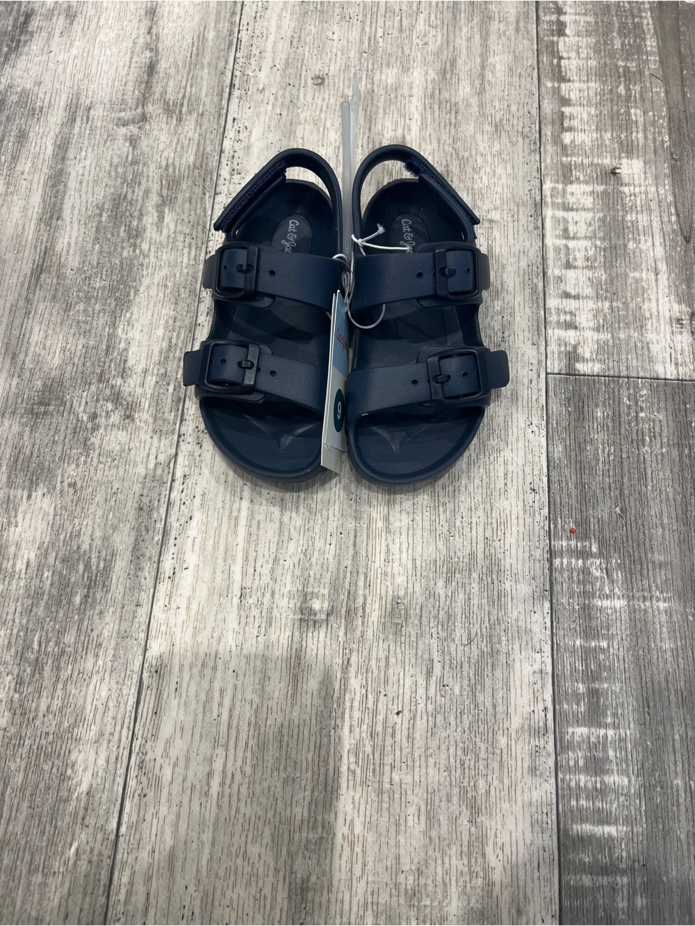 Cat & Jack Toddler Sandals in size 9.
NWT. Navy Blue.